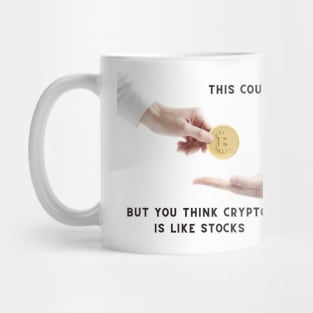 Funny Crypto T-shirt Mug